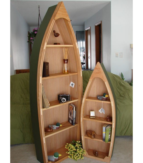 Wooden Boat Shelves Provide The Nautical Look For Any Room ...