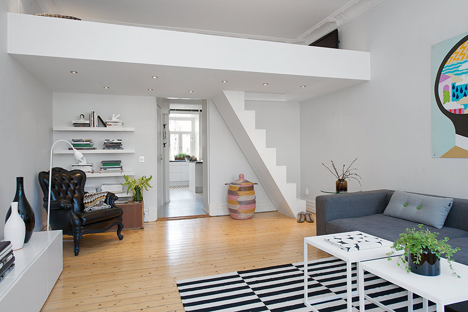 Custom Built Small Loft Apartment In Stockholm Idesignarch Interior