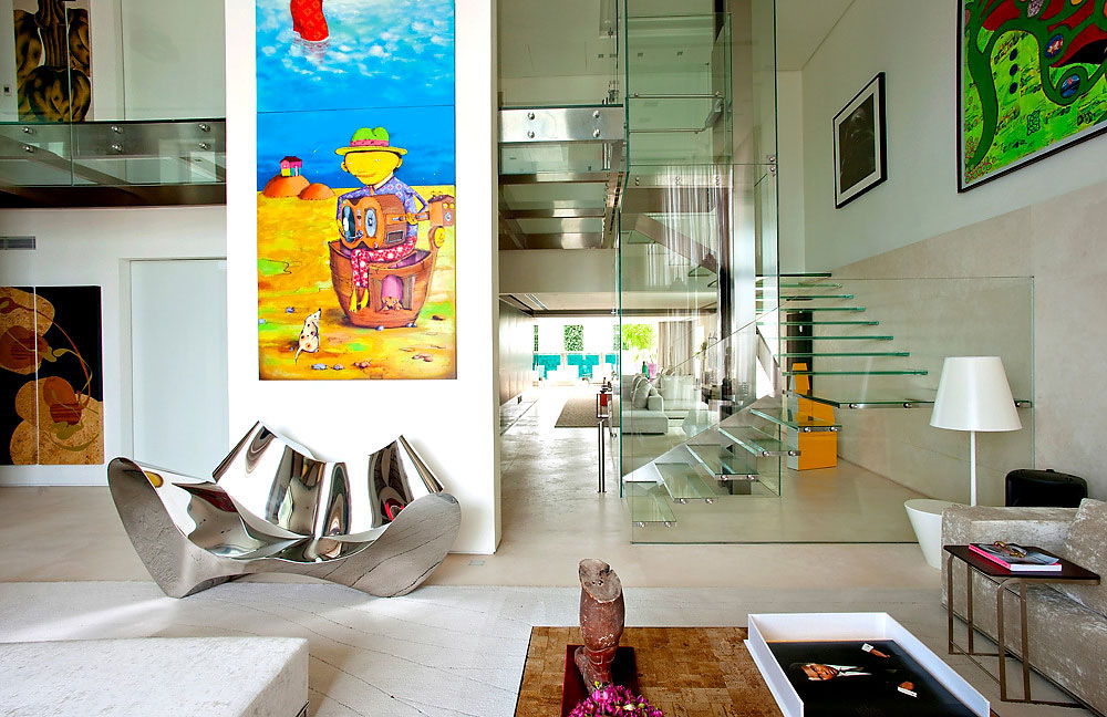 Duplex Apartment In Malibu With Glass Swimming Pool | iDesignArch ...
