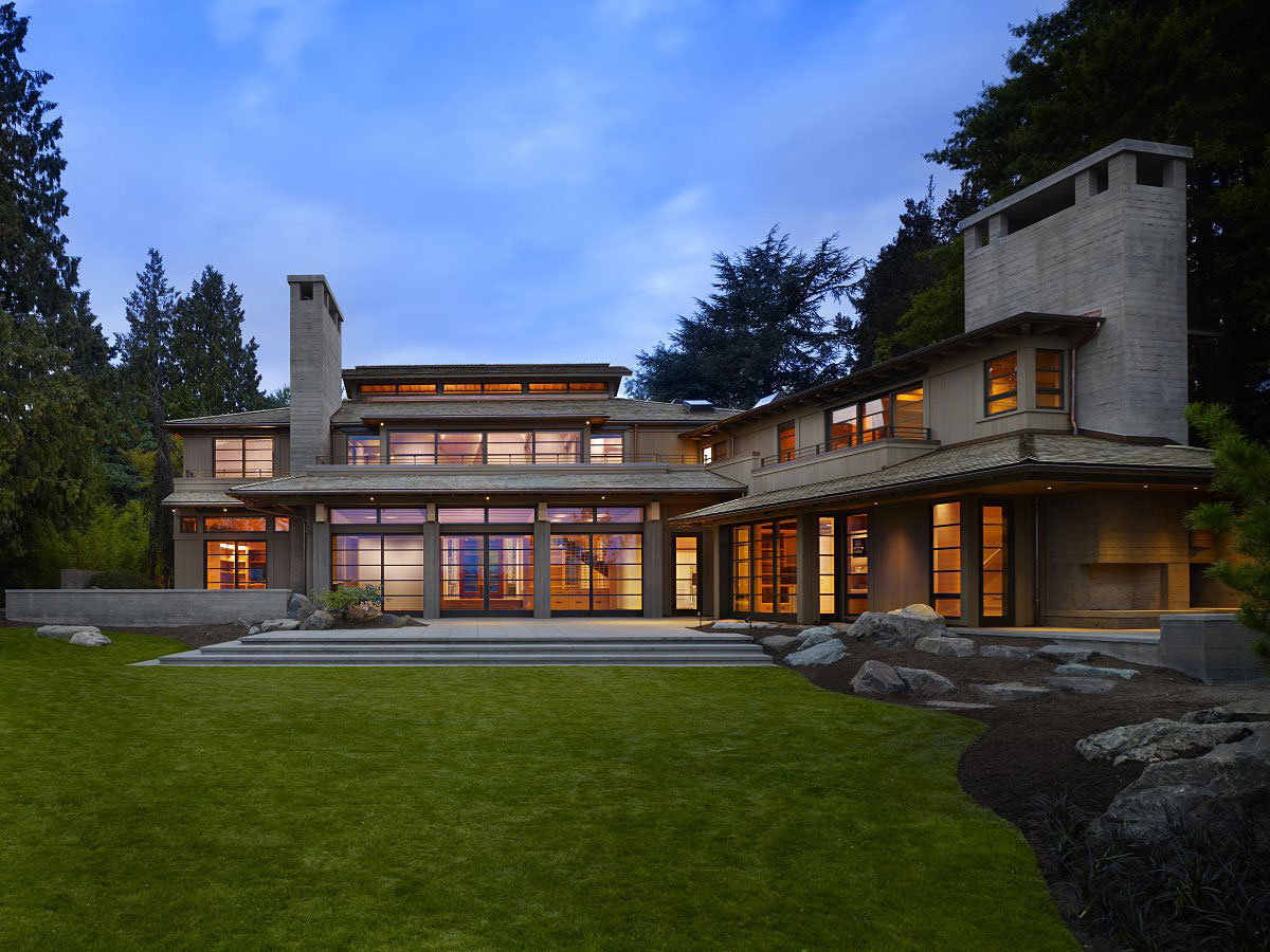 Contemporary House In Seattle With Japanese Influence 