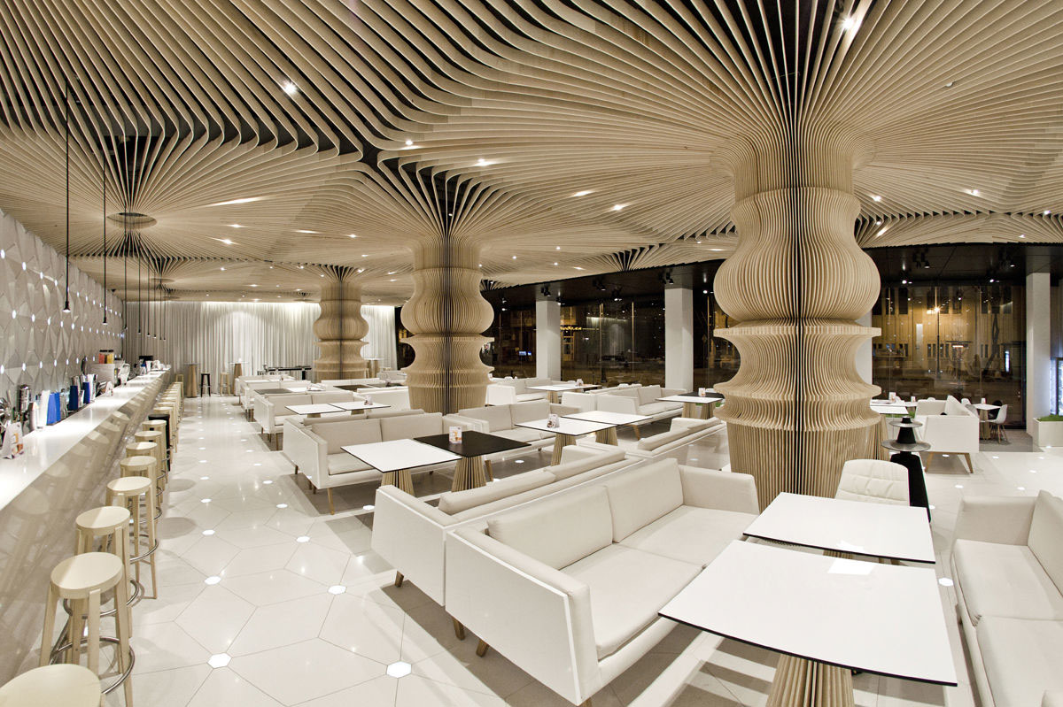 Graffiti Cafes Stunning Restaurant Interior Design IDesignArch