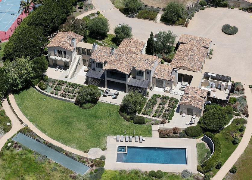 Lady Gaga's Mediterranean Inspired Malibu Beachfront Estate