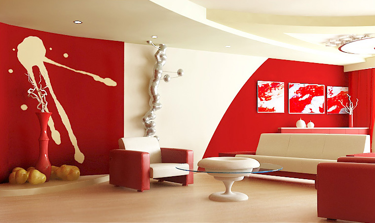 Red Living Room Design Ideas  iDesignArch  Interior Design ...