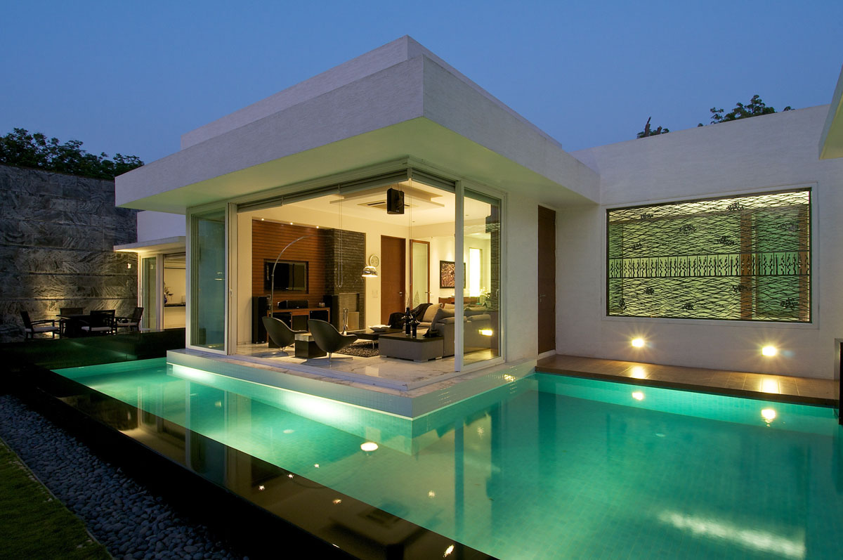 Minimalist Bungalow In India | iDesignArch | Interior Design