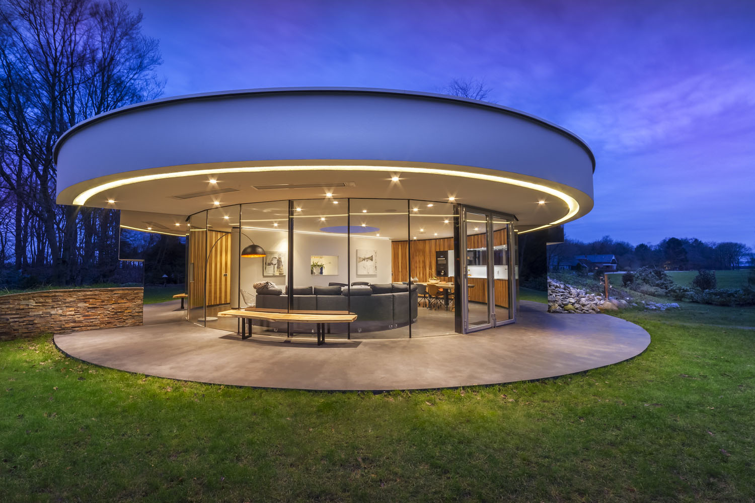 Modern Circular Villa In The Forest IDesignArch Interior Design Modern Circular Villa In The Forest IDesignArch Interior Design