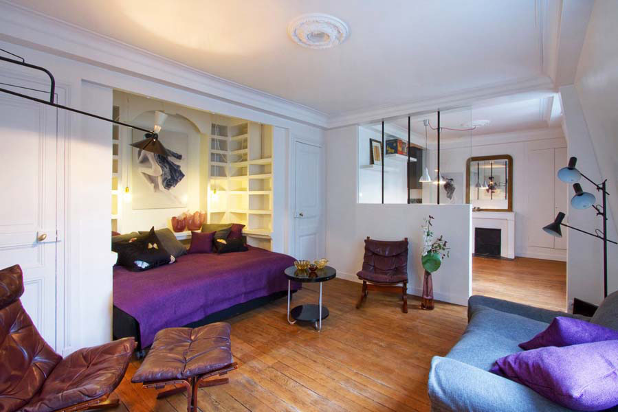 Paris Studio Apartment Merges Classic Contemporary With Minimalism ...