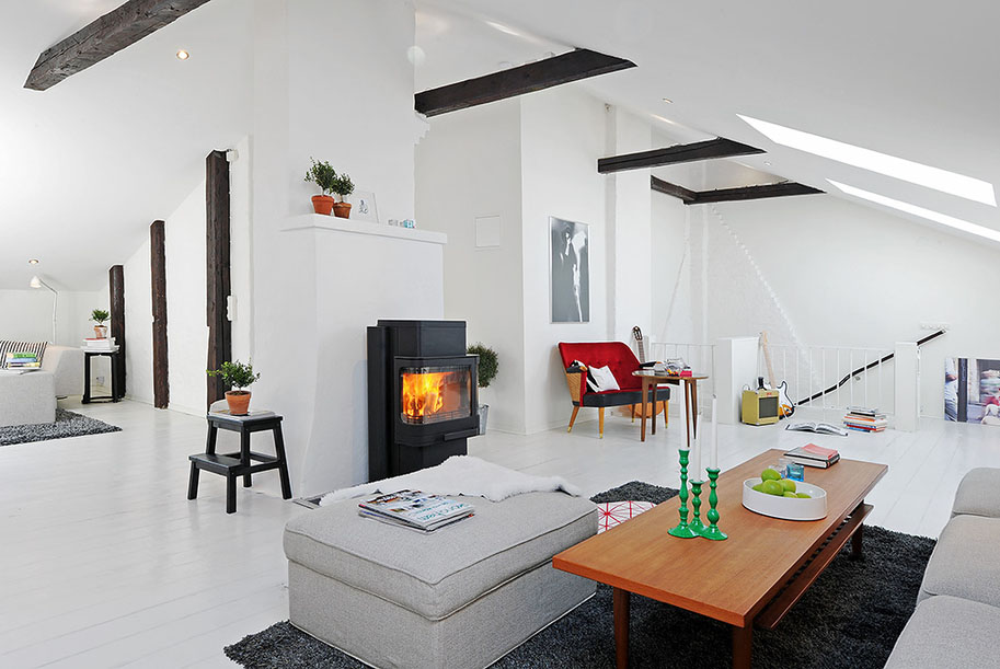 Renovated Attic Duplex Apartment Design | iDesignArch | Interior ...