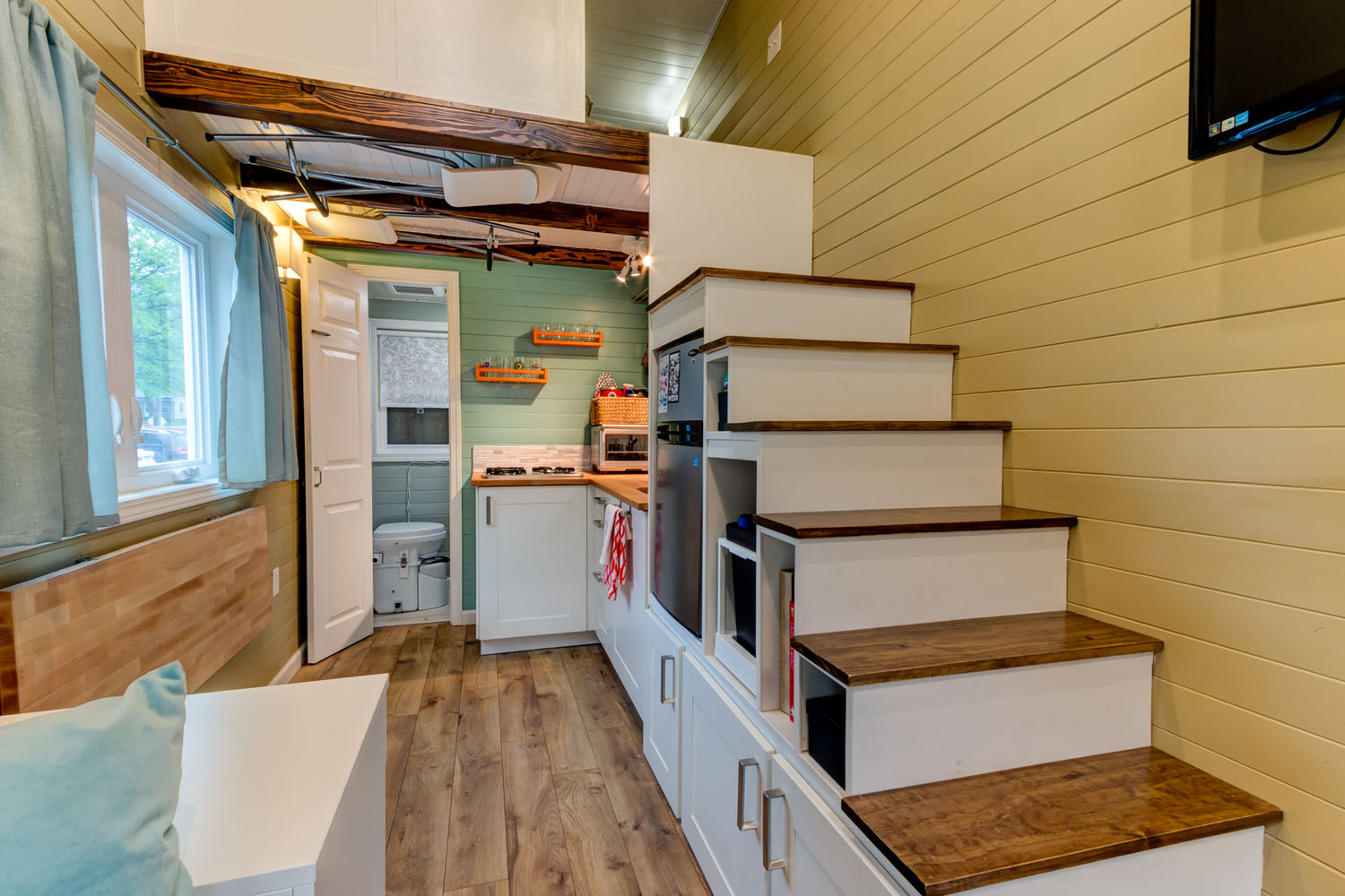 Custom Finished Tumbleweed Mobile Tiny House | iDesignArch | Interior