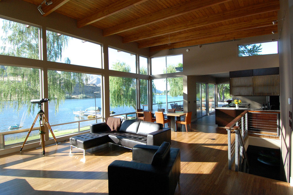 Luxury Contemporary House By The River In Washington   iDesignArch ...