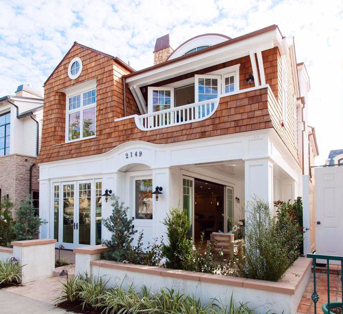 Beautiful Cape Cod Inspired Custom Home In Newport Beach