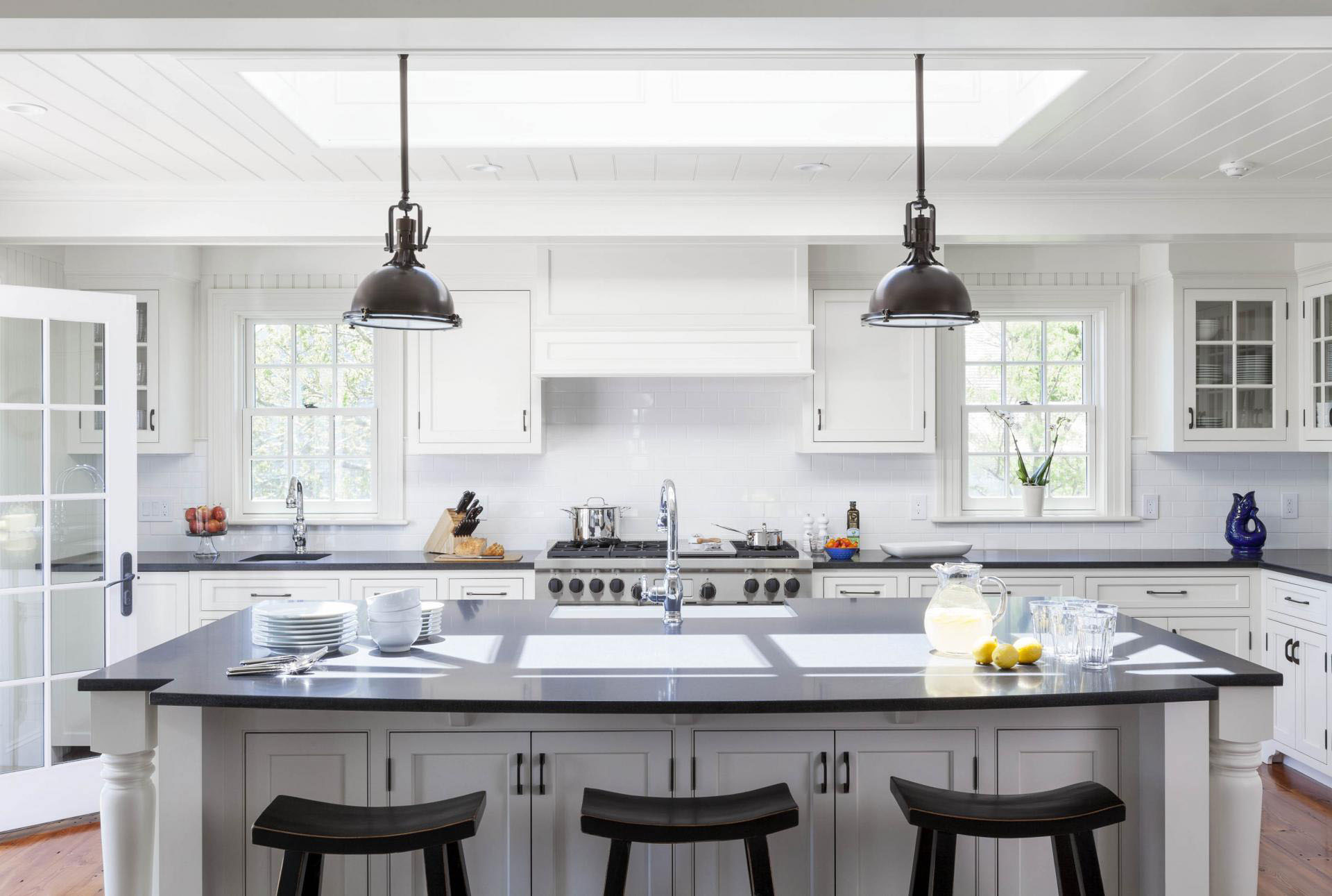 Coastal Style White Kitchen