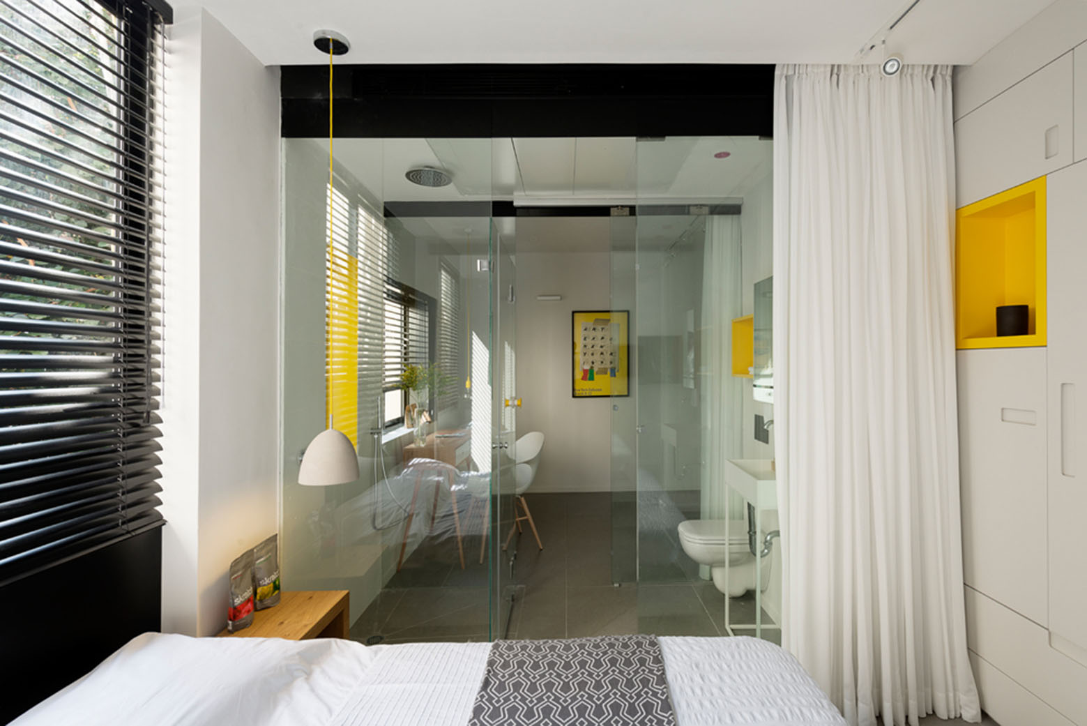 Modern Small Apartment with Glass Walls