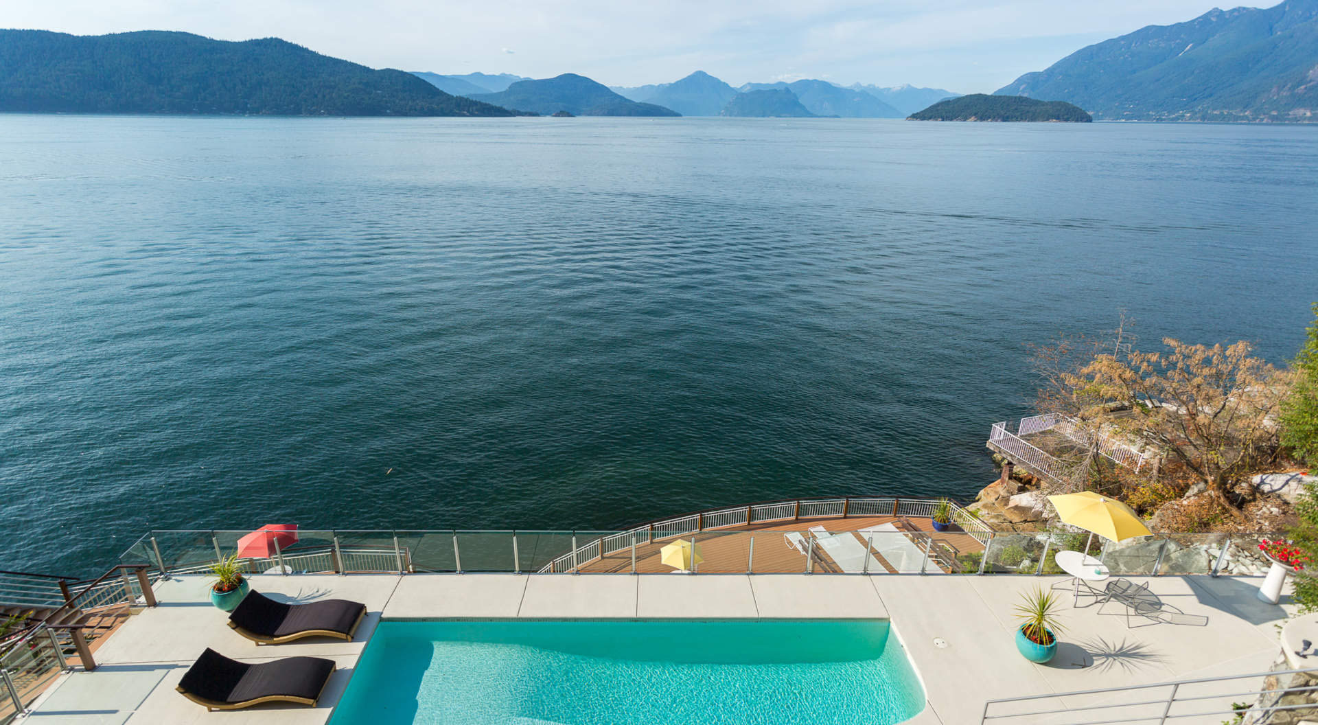 Oceanfront Terrace with Swimming Pool