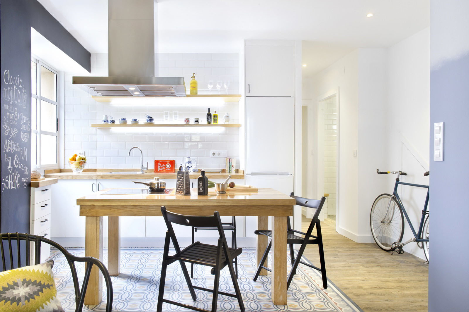 Small Modern White Kitchen