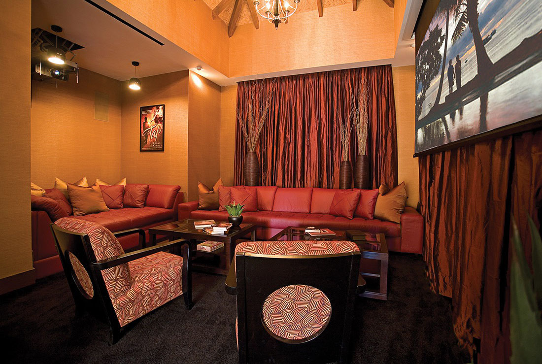 Hollywood-Style Home Movie Theater