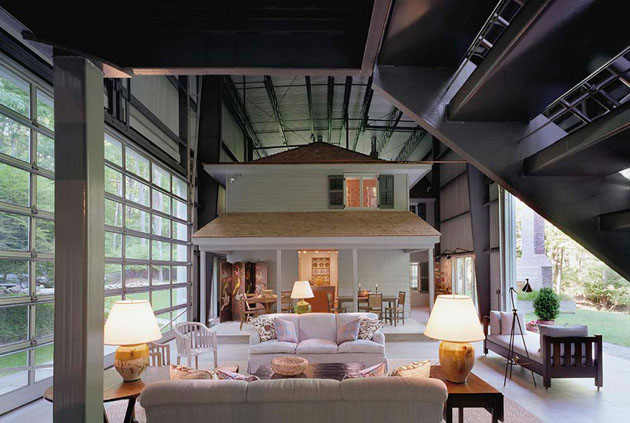 Bunny Lane House: A Cottage Inside A Giant Shed