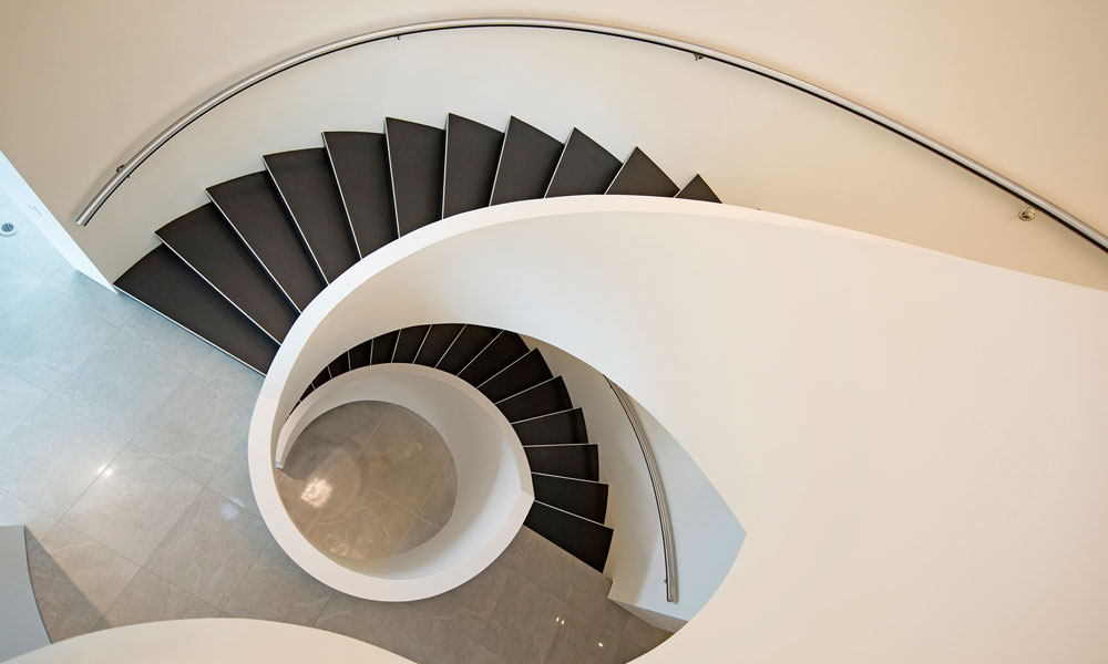 Minimalist Spiral Staircase