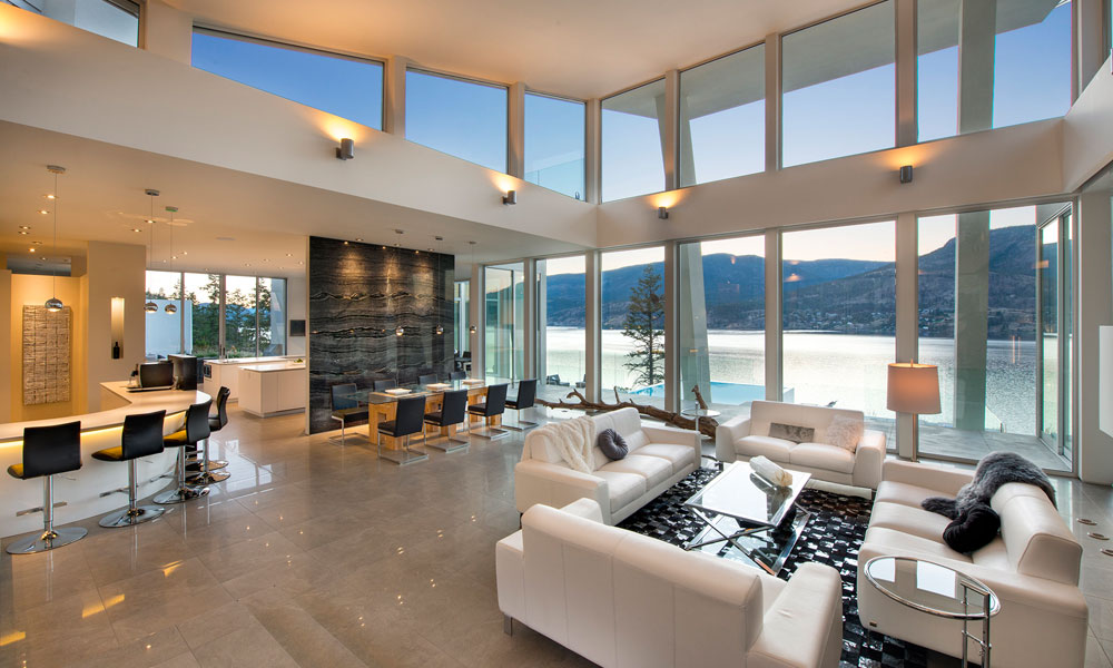 Lake View Contemporary Luxury Home