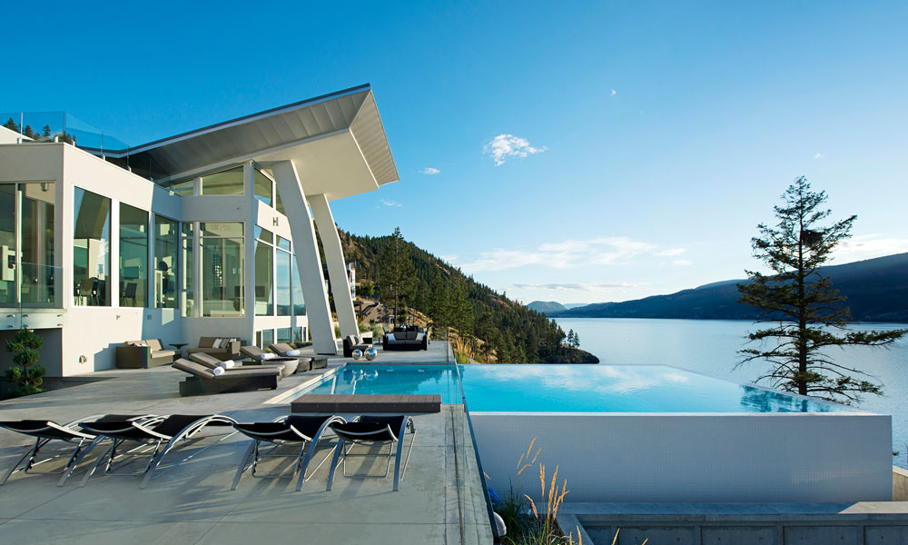 Lakefront Home with Infinity Edge Pool