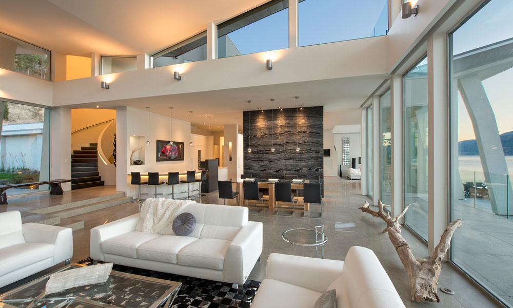 Luxury Modern Home Interior Design  Kelowna Canada