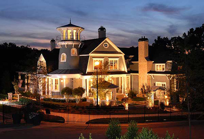 Traditional Shingle Style Classic American Cottage With Lighthouse