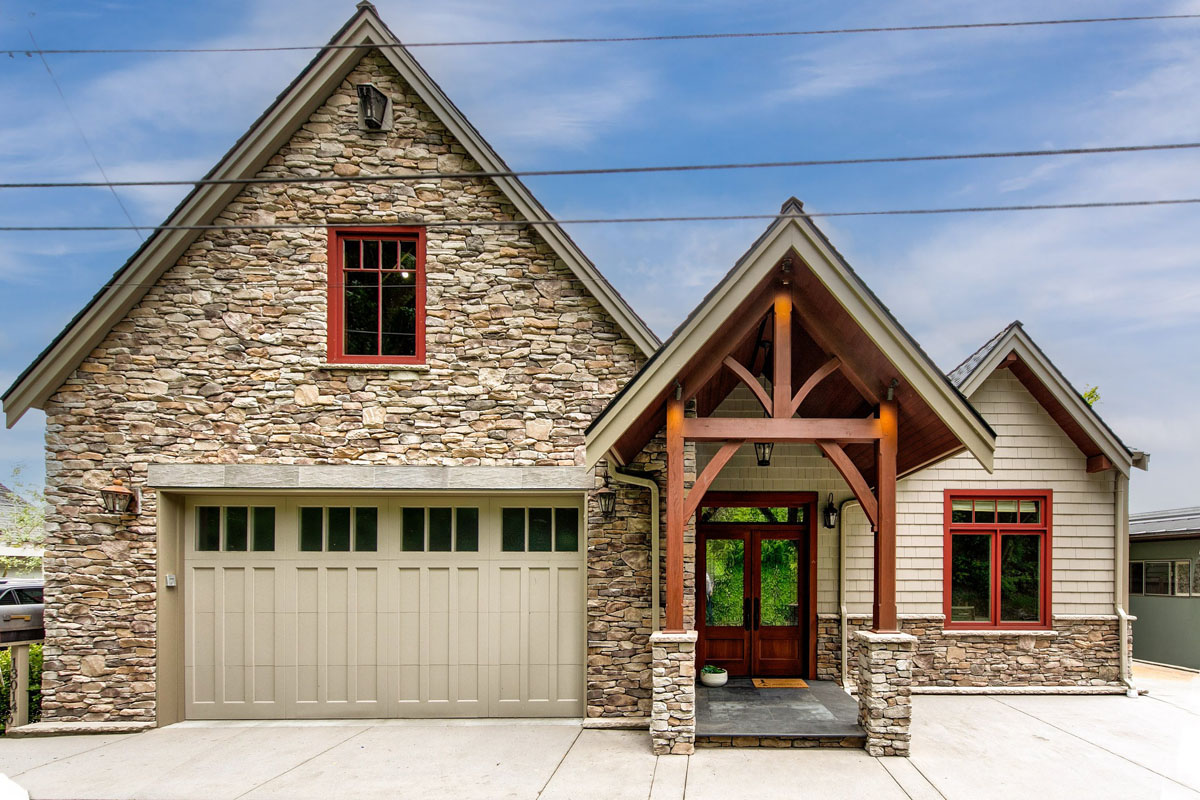 Timber-Frame Front Porch