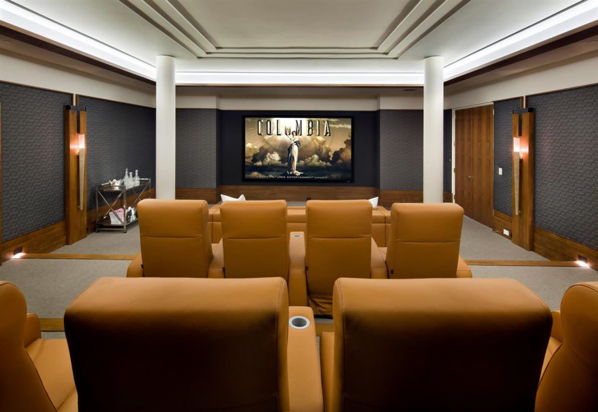 Luxury Home Theater Room