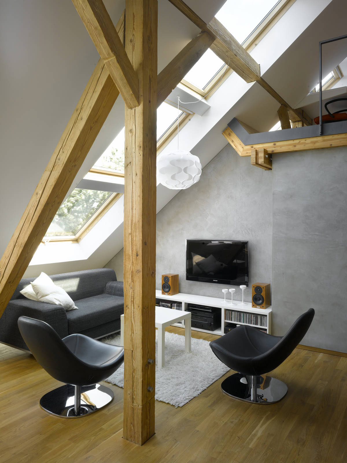 Small Attic Loft Apartment In Prague Idesignarch Interior Design Architecture Interior Decorating Emagazine