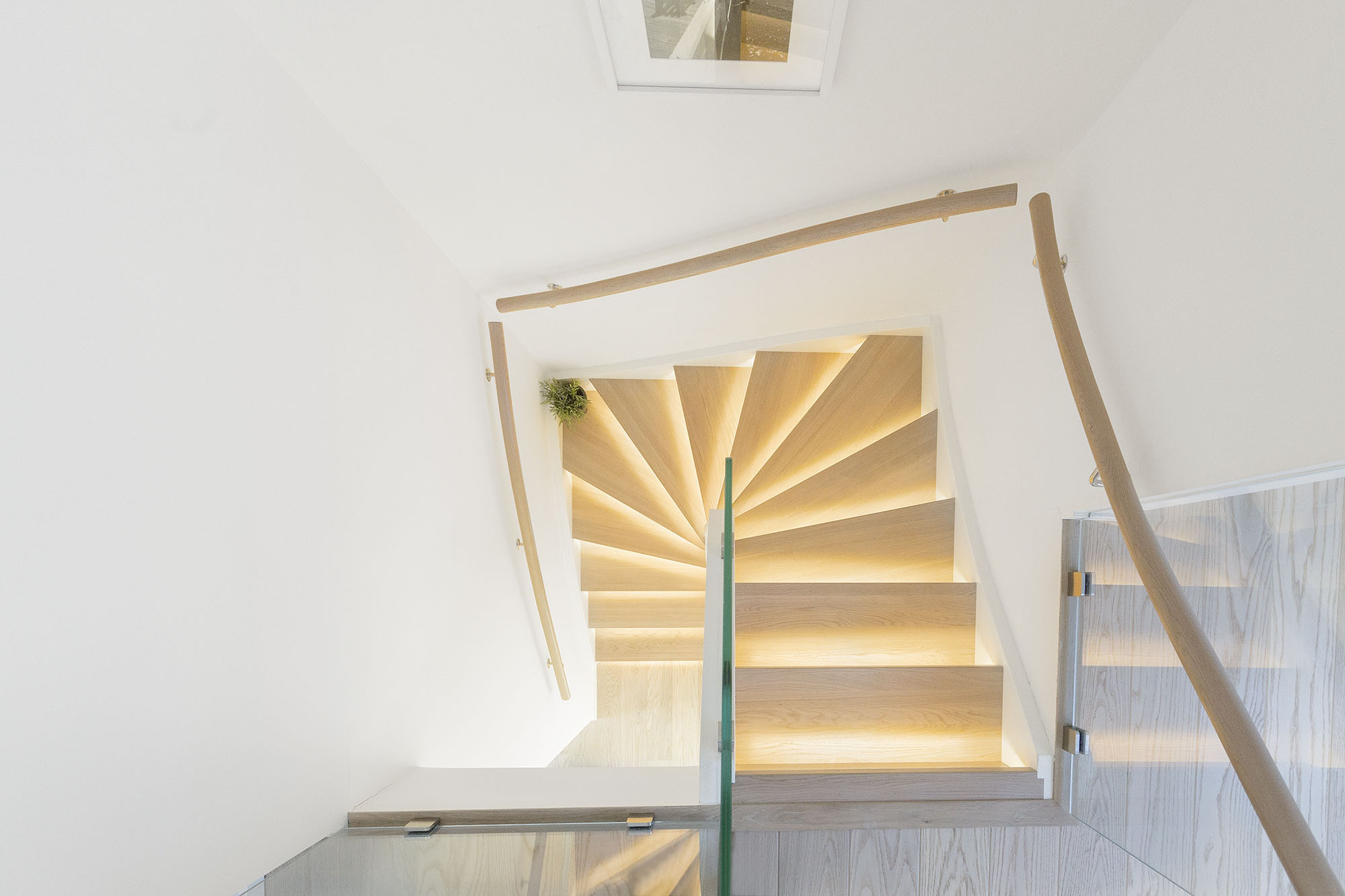 Modern Lighted Staircase