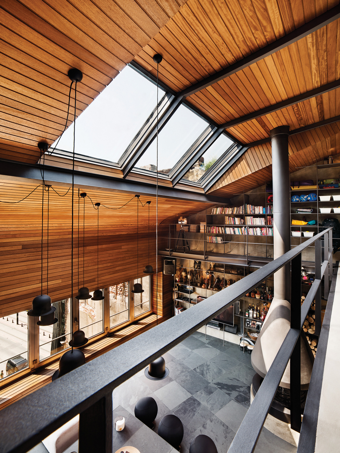 Penthouse Loft with Skylights