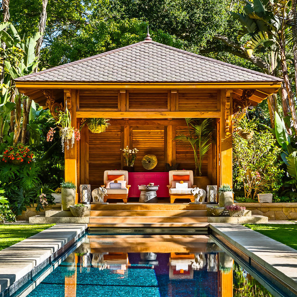 Balinese Style Open-Air Teak Folly