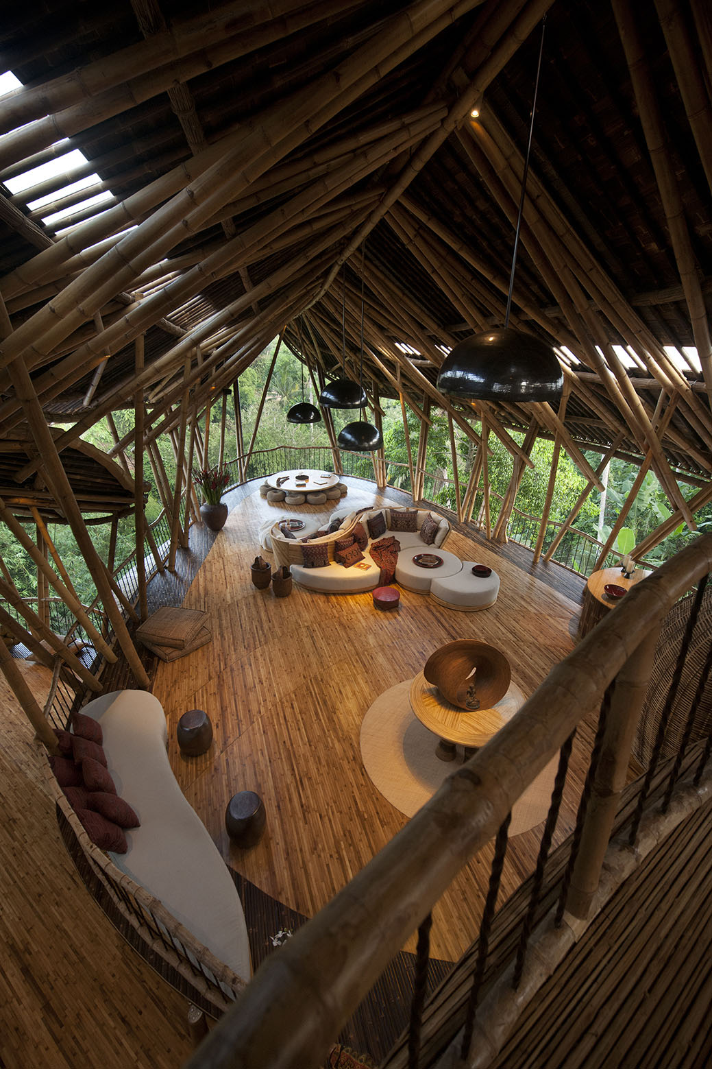 Dramatic Bamboo House In Bali iDesignArch Interior Dramatic Bamboo House In Bali iDesignArch Interior