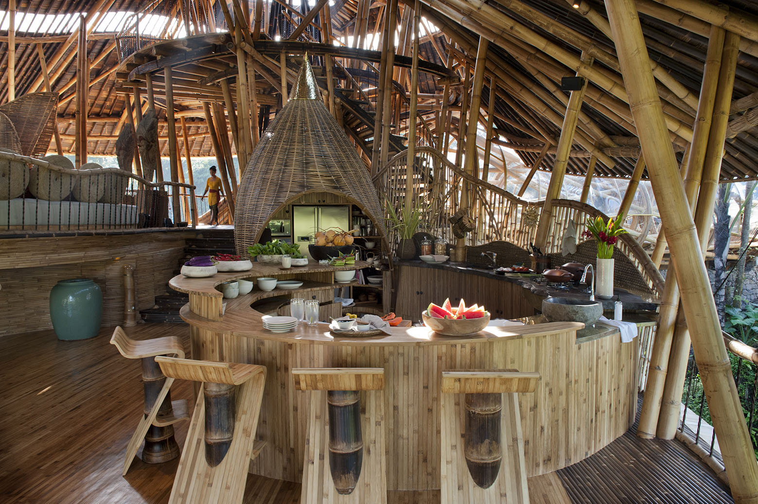 Dramatic Bamboo House In Bali iDesignArch Interior