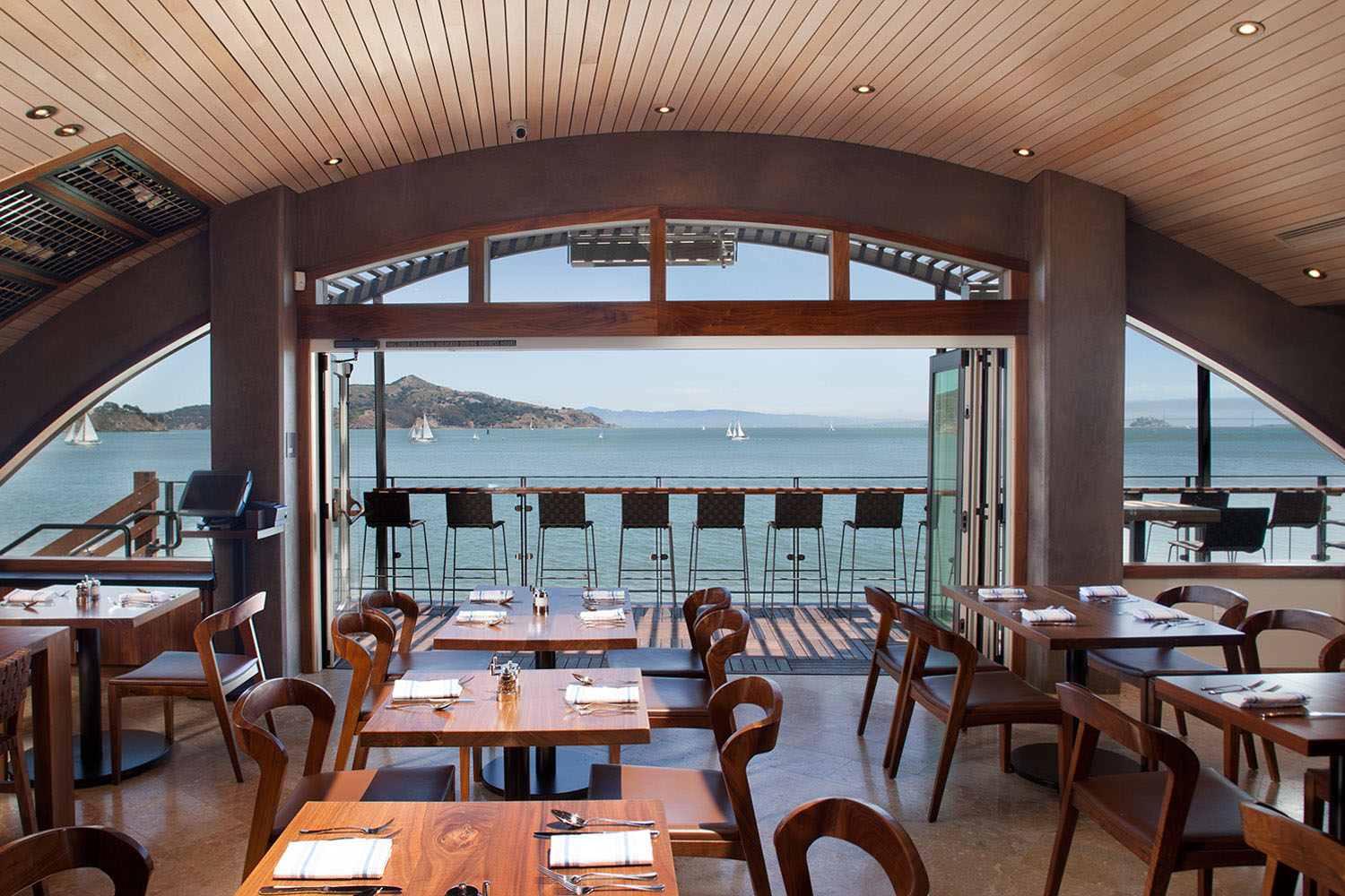 Restaurant Overlooking San Francisco Bay