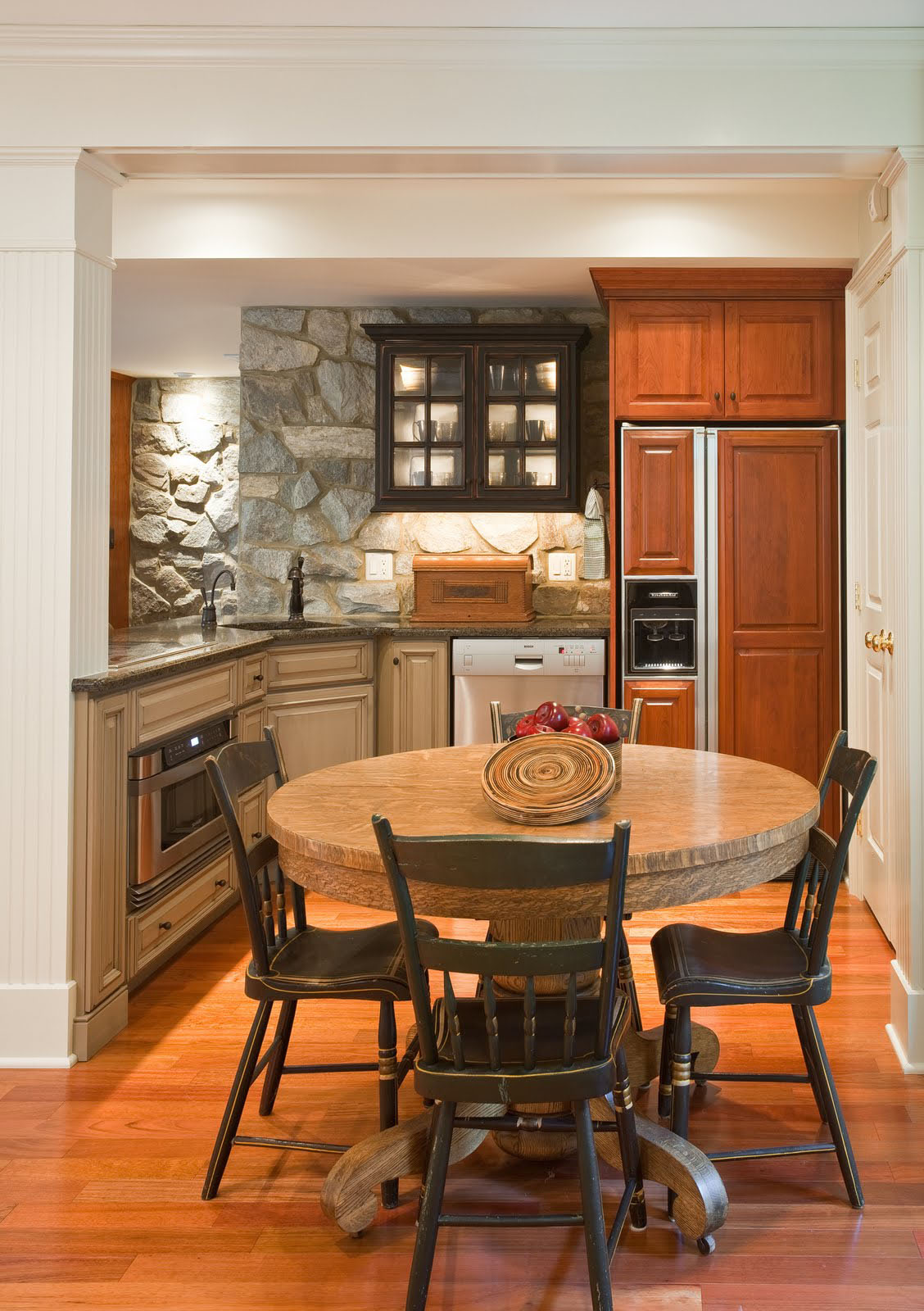 Rustic Basement Kitchen