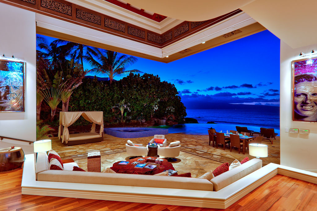 Luxury Beachfront Estate In Maui | iDesignArch | Interior Design
