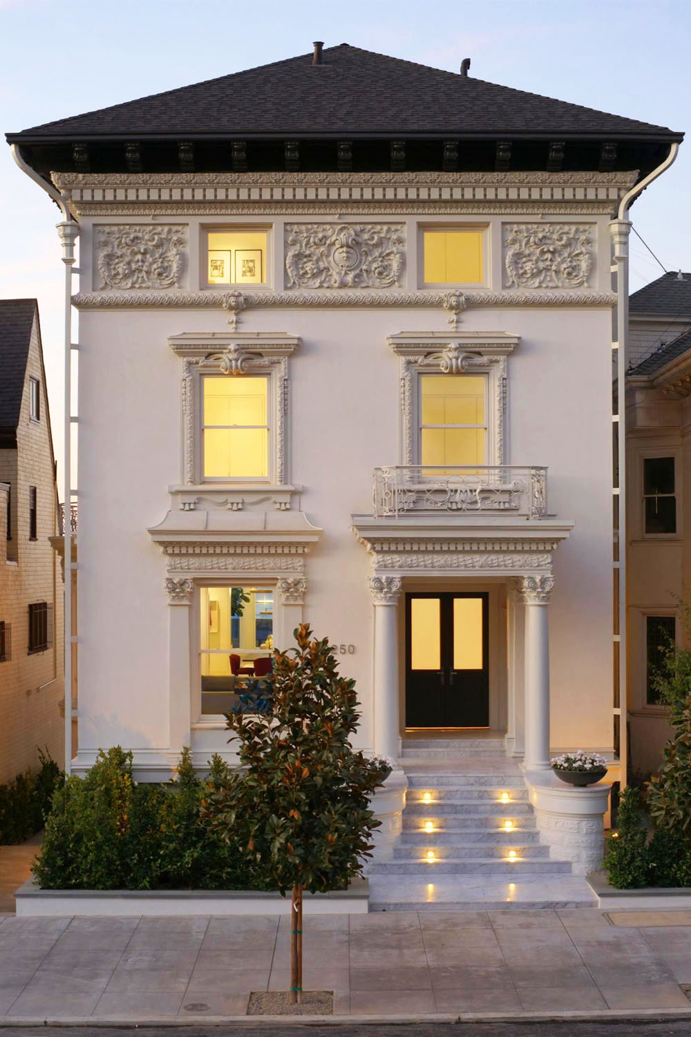Pacific Heights Mansion with Classic Exterior