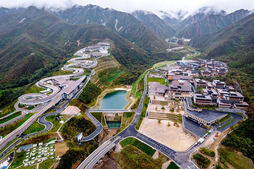 Yanqing Olympic Village in the Mountains 2022
