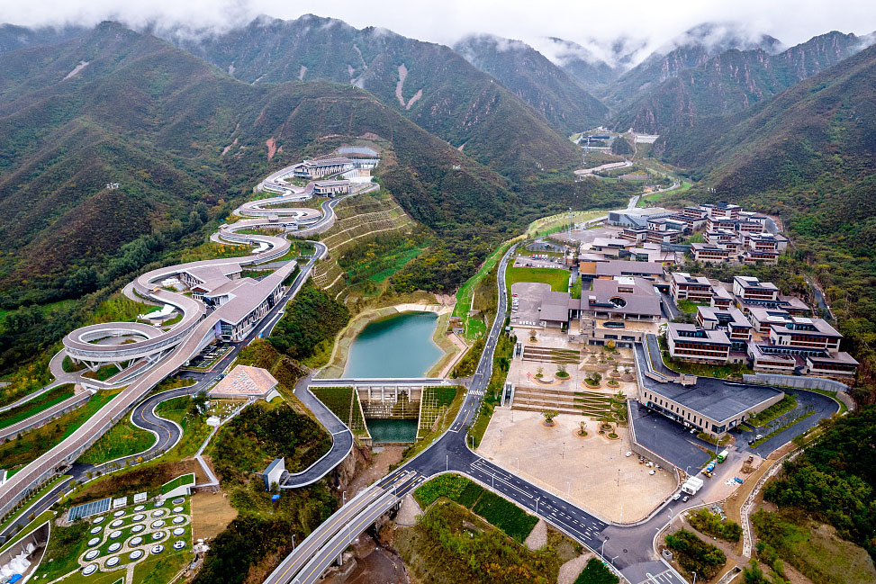 Yanqing Olympic Village in the Mountains 2022