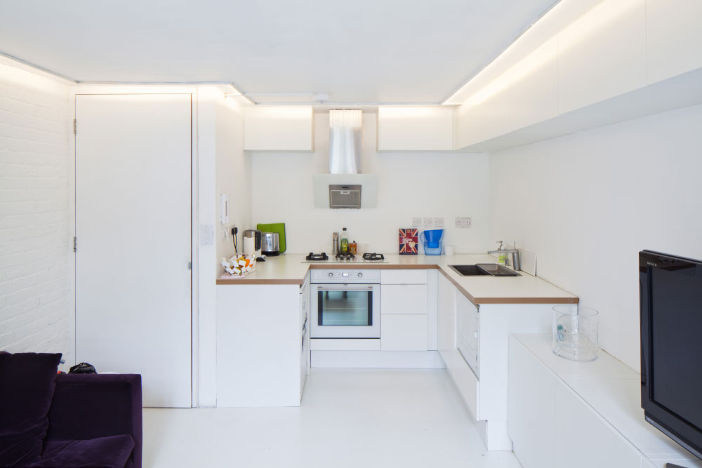 Small Loft Apartment Kitchen