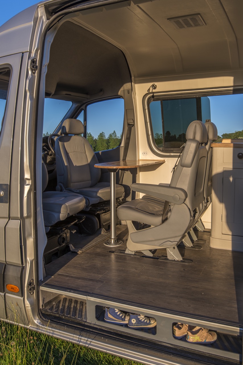 Custom Luxury Van Conversion Mobile Home | iDesignArch | Interior