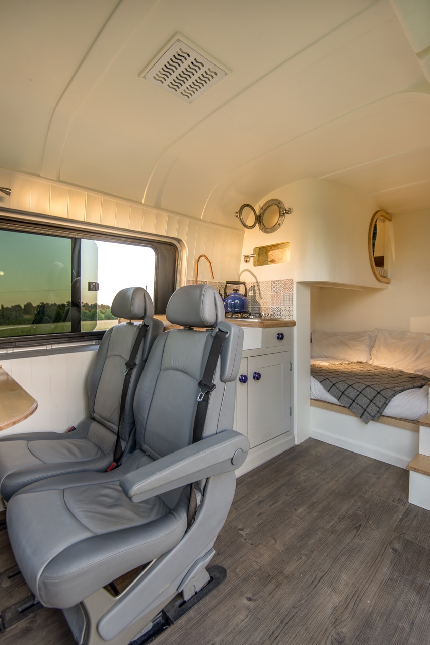 Custom Luxury Van Conversion Mobile Home | iDesignArch | Interior