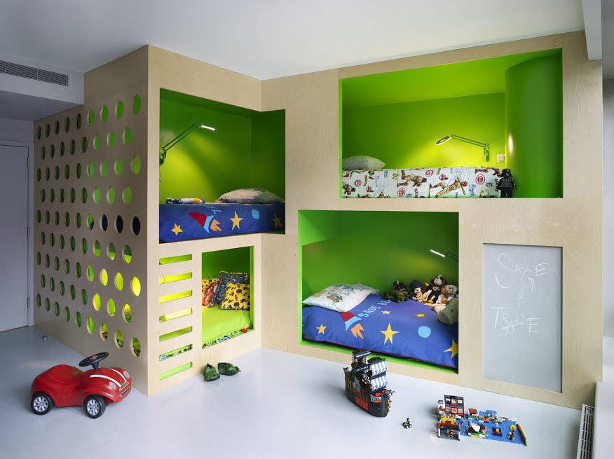 Boy's Room with Bunk Beds