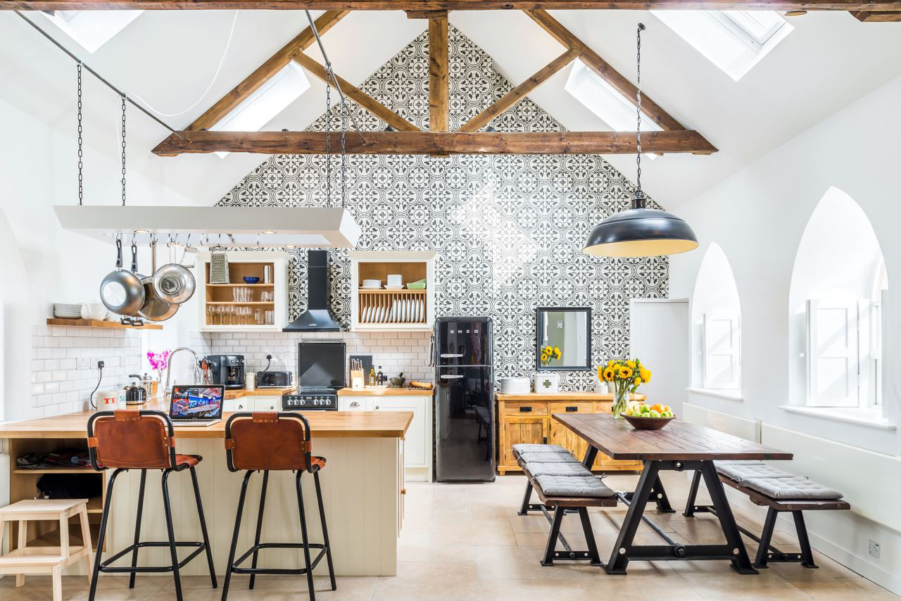 Small Chapel Converted Into Charming Modern Holiday Cottage