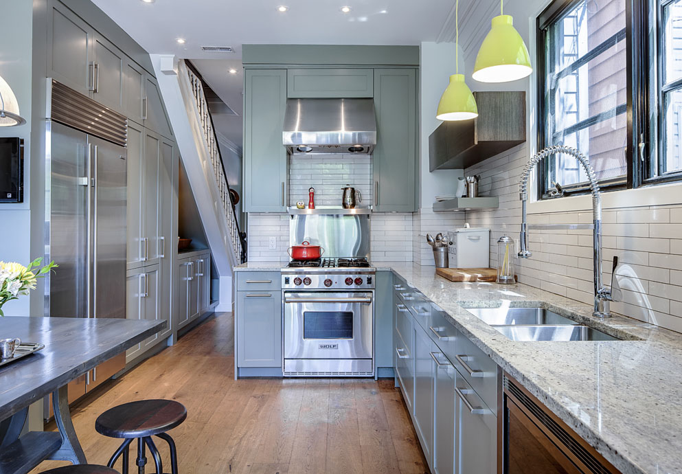 Cabbagetown Kitchen in Victorian Home