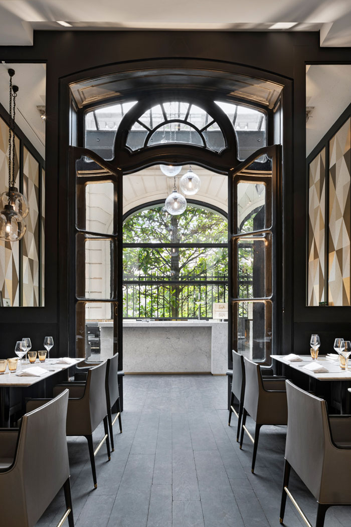 Parisian Café Artcurial Sophisticated Interiors | iDesignArch