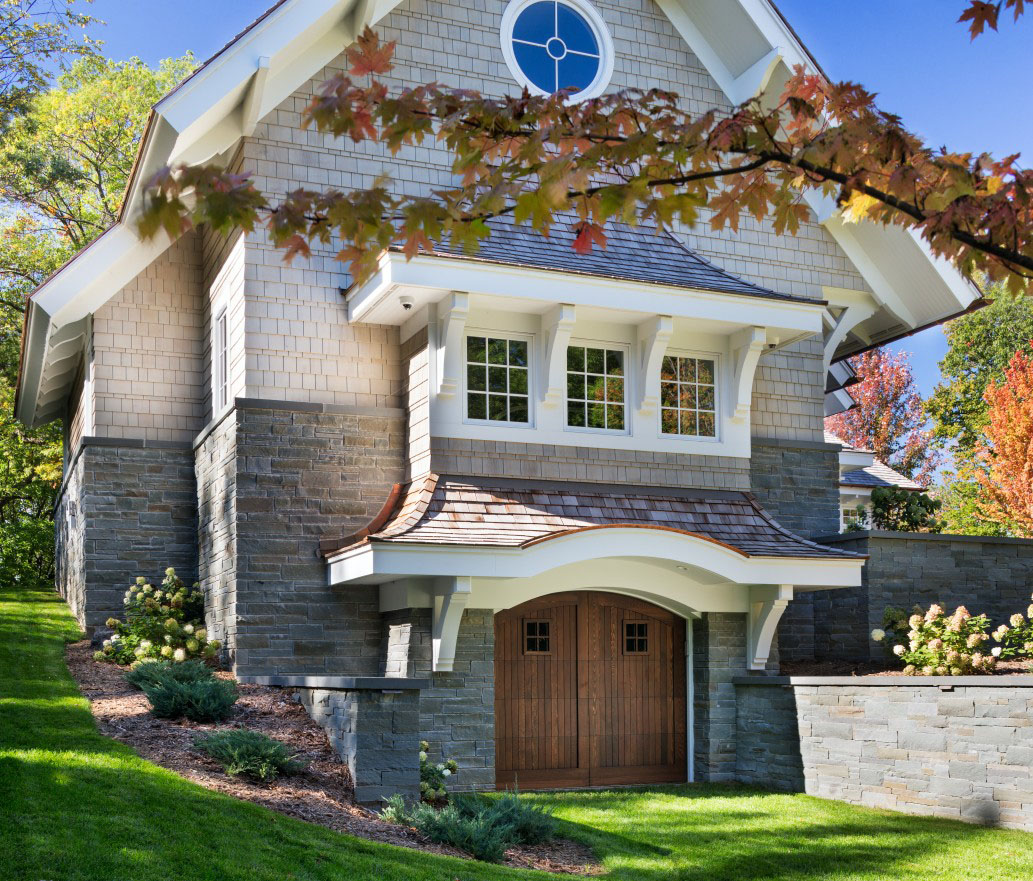 Shingle Style Lakeside Cottage Mansion | iDesignArch | Interior Design