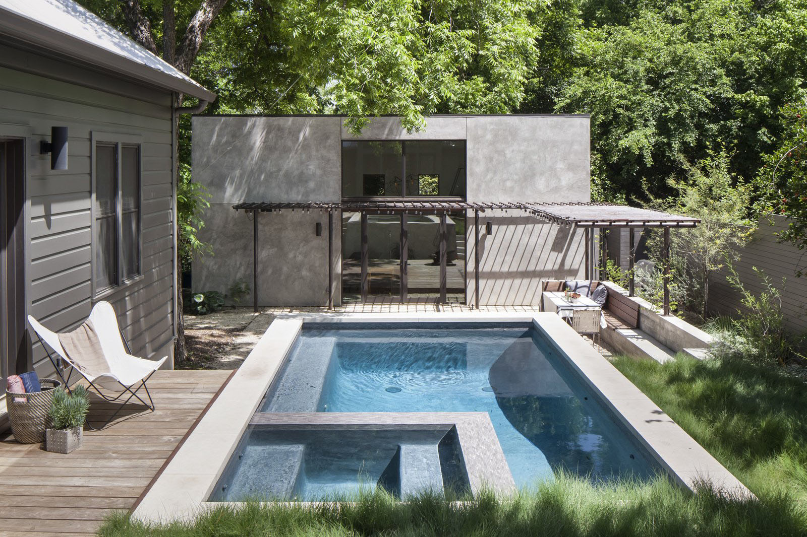 Concrete Backyard Pool