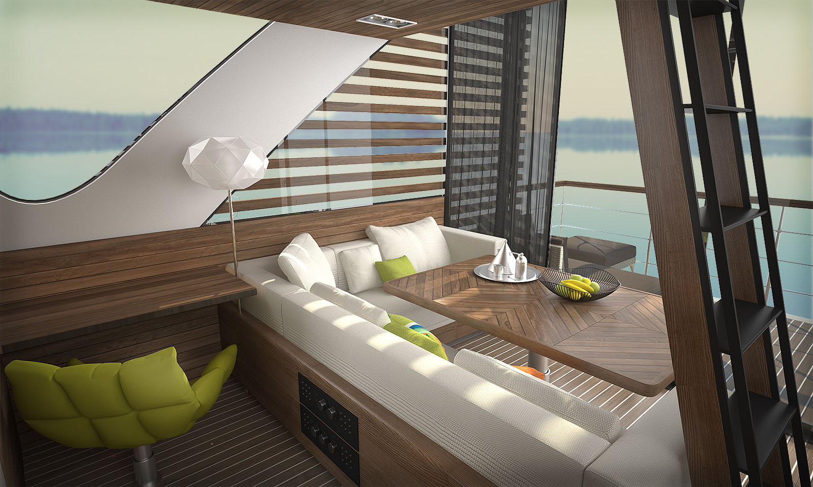 Floating Apartment Interior