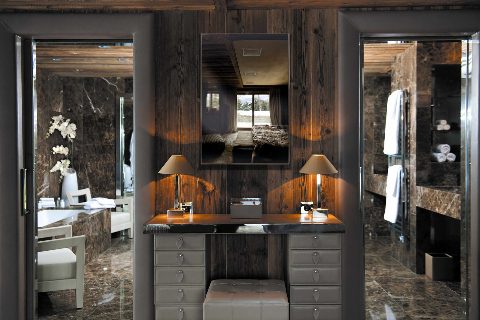 Chic Modern Rustic Chalet In The Rhône-Alpes | iDesignArch | Interior